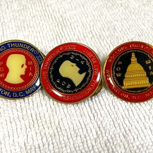 Rolling Thunder Washington DC Vintage pin 98 06 11